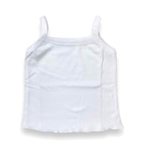 White Cami Top For Baby Girl