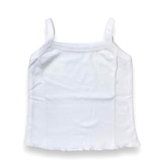 White Cami Top For Baby Girl
