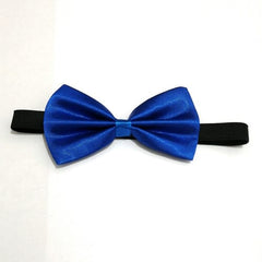 Royal Blue Bow Tie Elastic