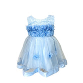 Floral Flower Dress Blue