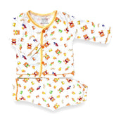 Orange Bear Newborn Pajama Suit