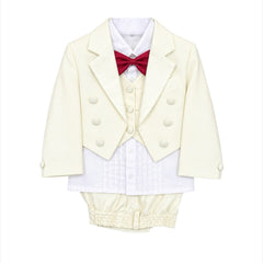 5PC Formal Pant Coat Off White