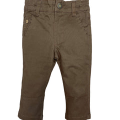 Brown Cotton Pants