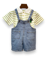 2PC Baby Boy Dungaree Suit