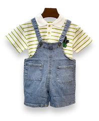 2PC Baby Boy Dungaree Suit
