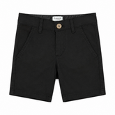 Baby Boy Cotton Short - Black