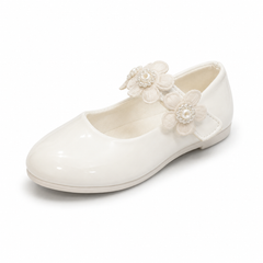 White Stone Pumps