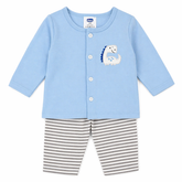 2PC Front Open Night Suit