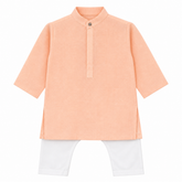 Peach Kurta Shalwar Set
