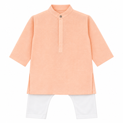 Peach Kurta Shalwar Set