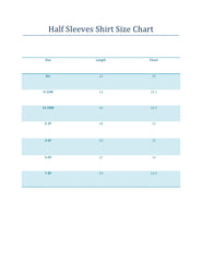 Blue Polka Dots Half Sleeves Shirt