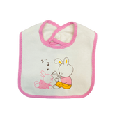 Pink Bear Bib