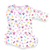 Pink Bear Newborn Pajama Suit