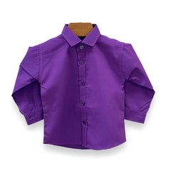 Plain Purple Formal Shirt