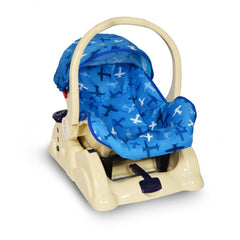 Tinnies Baby Carry Cot W/ Rocking Blue
