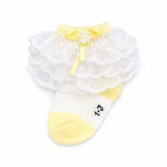 Baby Girl Printed Frill Socks