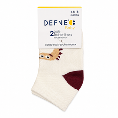 Baby Ankle Trainer Socks – 2 Pair Pack