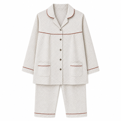 Light Brown Cotton Night Suit