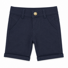Baby Boy adjustable Elastic Shorts - Blue Checkered