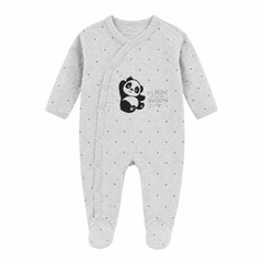Velvet Panda Romper