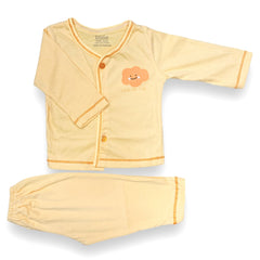 Orange Cloud Newborn Pajama Suit