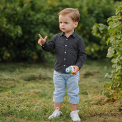White Polka Dots Shirt