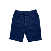 Blue Cotton round lastic Short