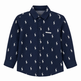 Blue Polo Cotton Shirt