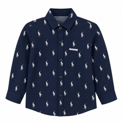 Blue Polo Cotton Shirt