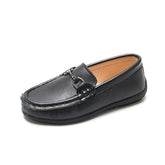Black Buckle Loafers