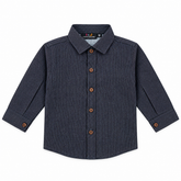 Baby Boys Full Sleeve Cotton Shirt – Front Open Button Shirt