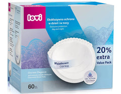 LOVI Breast Pads Discreet Elegance 60 pcs White