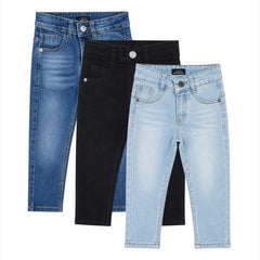Baby Boy Adjustable Waist Denim Pant