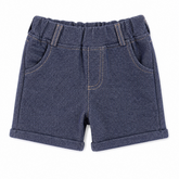 Infants Baby Round Lastic Jersey Shorts - Ink Blue