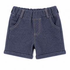 Infants Baby Round Lastic Jersey Shorts - Ink Blue