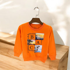 Baby Boy Orange Sweat T-Shirt