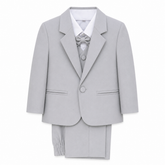 5PC Formal Pant Coat Grey