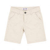 Baby Boy Adjustable Elastic Cotton Short - Light Khaki