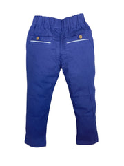 Round Lastic Pant Blue