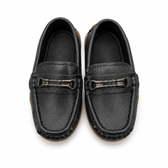 Baby Boys Black Loafers