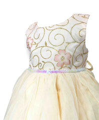 Golden Sequence Partywear Frock