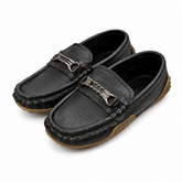 Baby Boys Black Loafers
