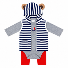 3PC Hooded Ship Suit