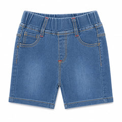 Baby Boy Denim Round Lastic Short