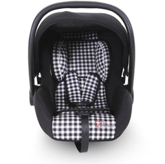 Baby Carry Cot – Black Check