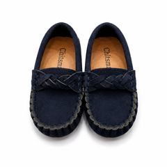 Baby Boy Navy Blue Loafers