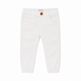 Baby Boy White Jogger Pant