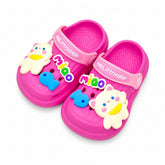 Soft Rubber Sole Cat Crocs-Pink