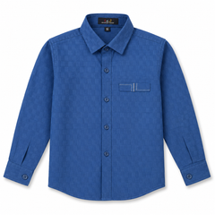Baby Boy Blue Self Shirt