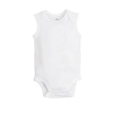 Baby Dola Sleeveless White Body Suit -Romper